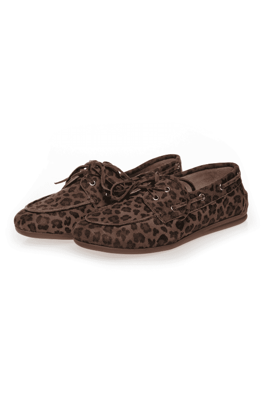 Copenhagen Shoes Savannah suede I Loafer i leopard