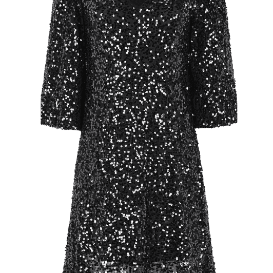 Soft Rebels Audrey Dress | Festlig kjole med pailletter i sort
