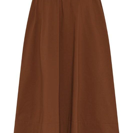 La Rouge Vilma skirt | Poplin nederdel chestnut