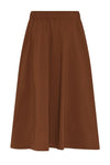 La Rouge Vilma skirt | Poplin nederdel chestnut