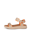 Woden Line sandal | Heritage coffee cream Natural Soft sål