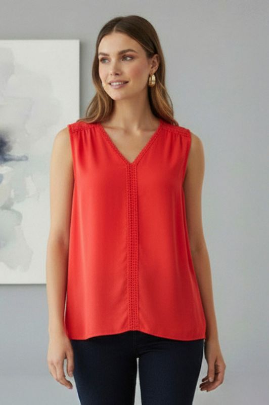 Ofelia Agnes Top | Fin hverdagstop i rød I Dresslab