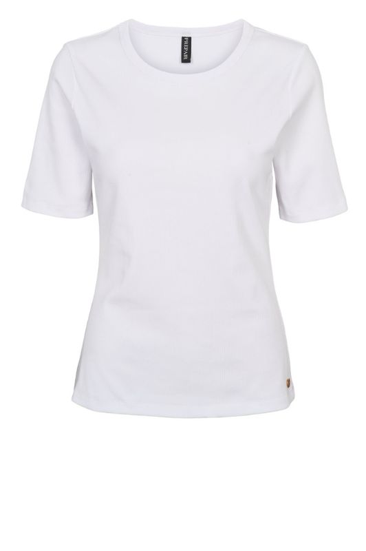 Prepair Beate t-shirt i Stribet kortærmet basis i hvid strib I Dresslab