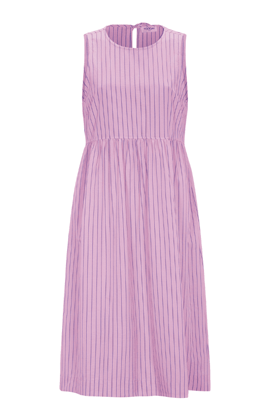 Tooday Cati dress I Ærmeløs lyserød sommerkjole