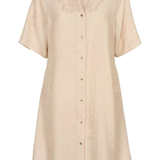 Prepair Suze dress | Smuk beige kjole i A-shape I Dresslab