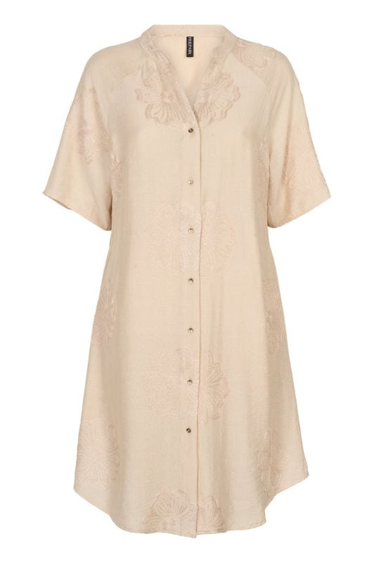 Prepair Suze dress | Smuk beige kjole i A-shape I Dresslab