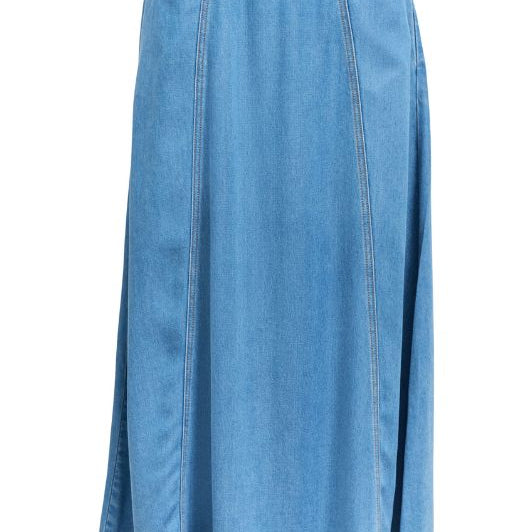 Object Frame skirt I Denim nederdel i tencel I Dresslab