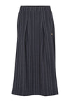 Prepair Pauline nederdel | Bestseller cool A-shape i blå pinstripe