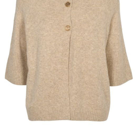 Prepair Naomi Knit | Strikcardigan i sand