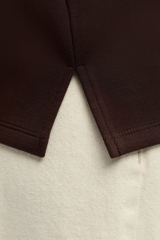 Object Andrea brun boxy t-shirt I Dresslab