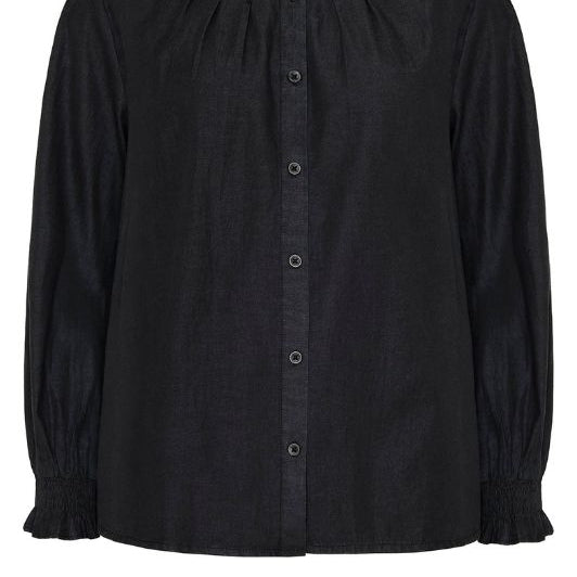 Ofelia Gimi bluse | Sort tencel top