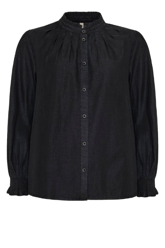 Ofelia Gimi bluse | Sort tencel top