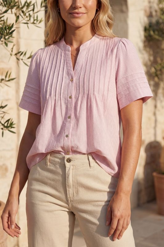 Prepair Grace bluse i rosa I Dresslab