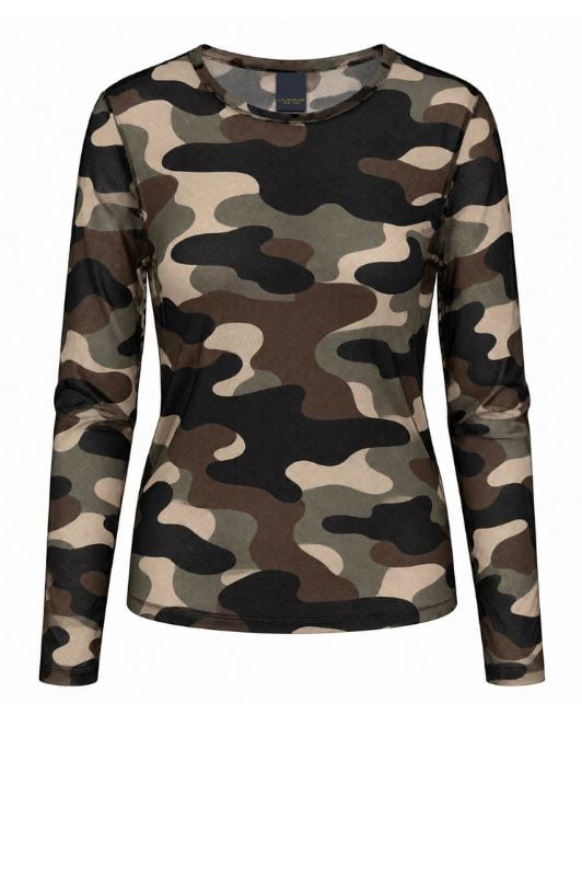 Luxzuz Camoflage mesh t-shirt I Army camoprint