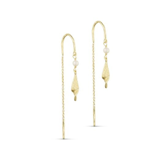 Pure by Nat I Olivia chain øreringe 24K guldbelagt