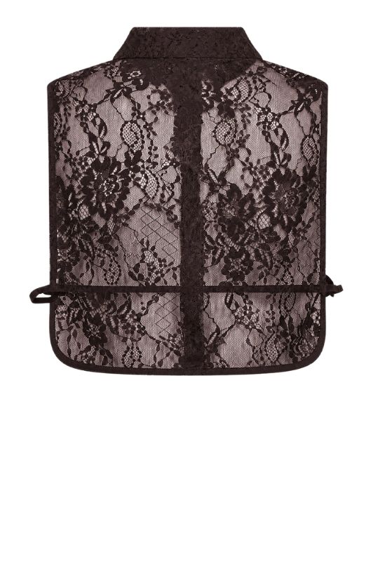 Freequent Lacy collar I Skjortekrave i brun blonde