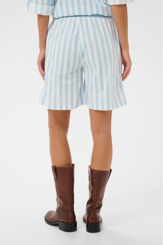 Saint Tropez Zalinda shorts | Sommershorts i lyseblå striber