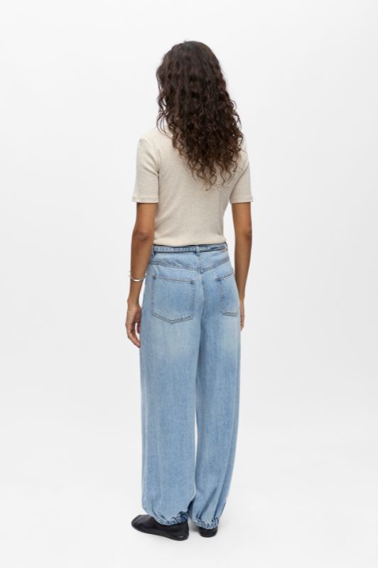 Object Lara jogger pant | Denim elastikbukser