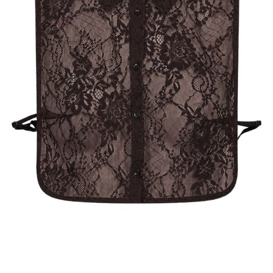 Freequent Lacy collar I Skjortekrave i brun blonde