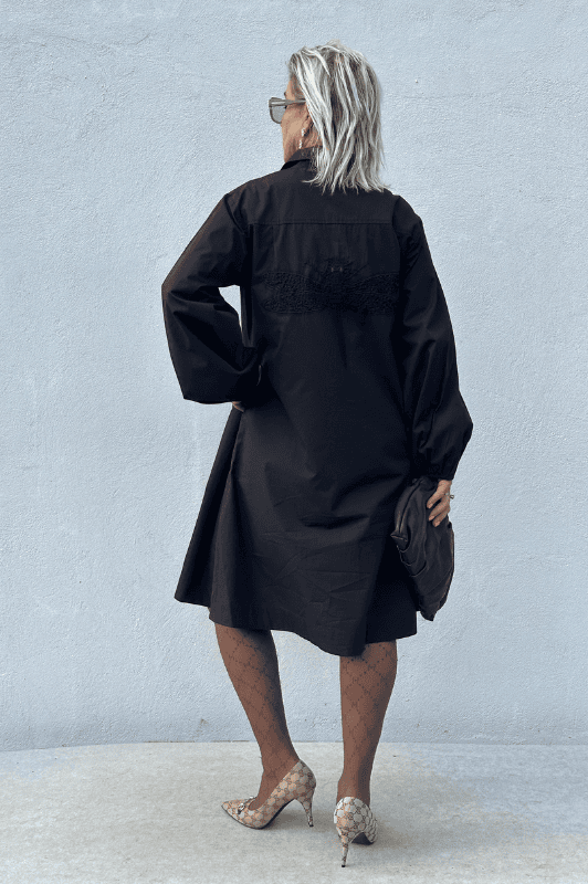 PRE ORDER Gaspar Haiti dress | A-shape sort kjole I Dresslab
