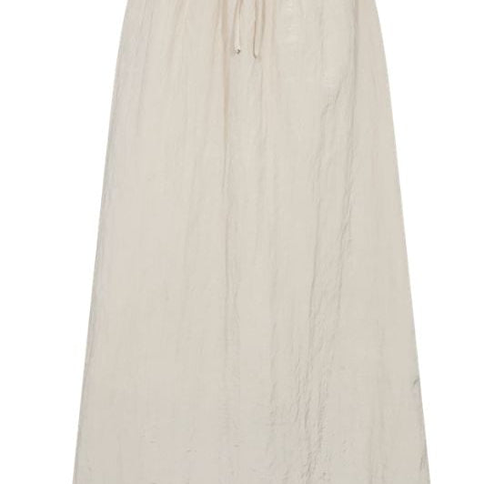 Freequent Dolly skirt | Sandfarvet A-shape nederdel med lommer