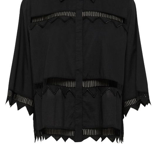 Karen By Simonsen Ommi Shirt | Sort skjorte