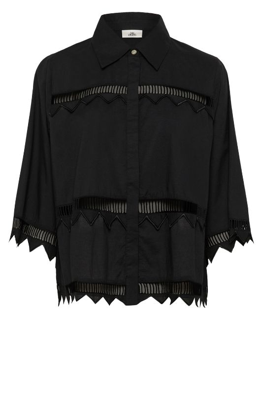 Karen By Simonsen Ommi Shirt | Sort skjorte