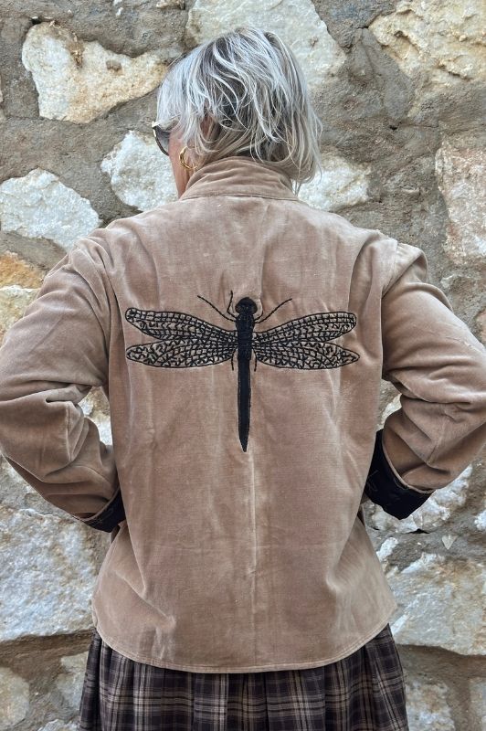 PRE ORDER Gaspar Utah logo jakke i sand