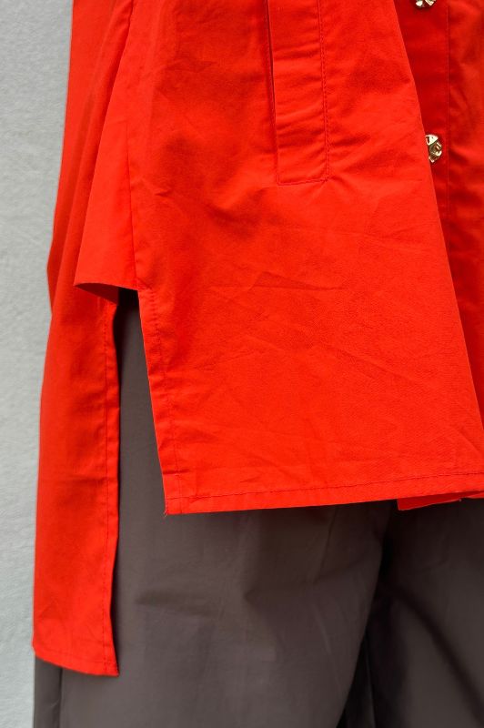 Gaspar Goa logo shirt I Cool skjorte i brændt rød