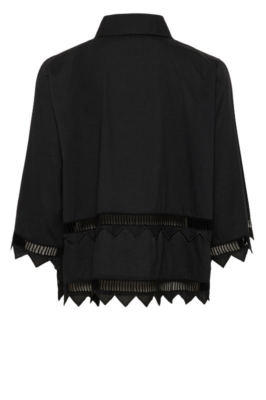 Karen By Simonsen Ommi Shirt | Sort skjorte