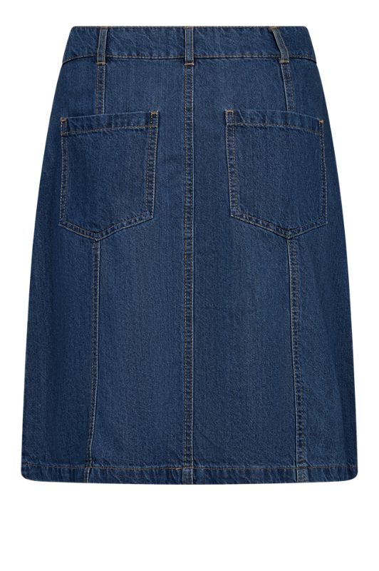 Freequent Alia skirt | Cool denim kort nederdel