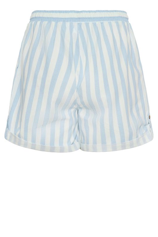 Saint Tropez Zalinda shorts | Sommershorts i lyseblå striber