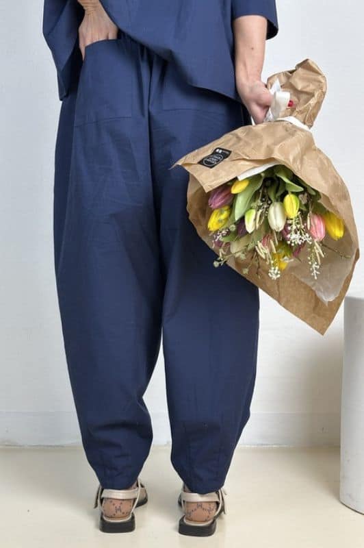 Gaspar Colorado pant  | Poplin buks i navy