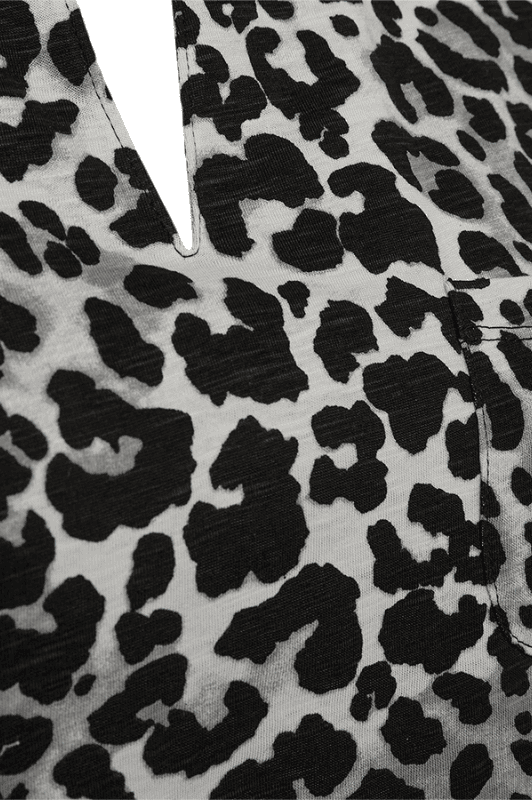 FreeQuent Viva t-shirt | T-shirt i leopardprint