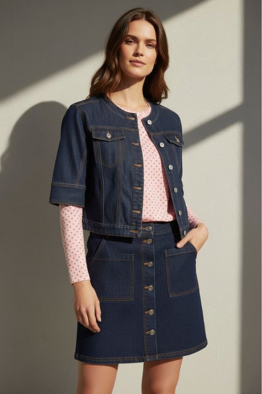 Ofelia Disa mørk denim jakke I Dresslab