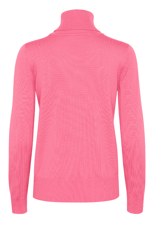 Saint Tropez Mila strik | Strikket rullekrave pullover I Pink