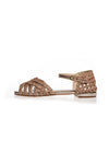 Copenhagen Shoes Endless Love | Håndflettet sandal i guldfarvet skind