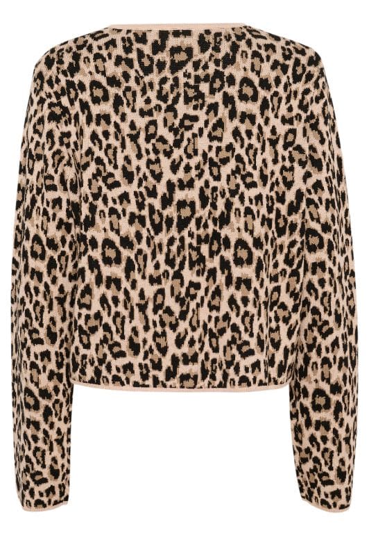 Saint Tropez Lydia cardigan | Strikket leopard