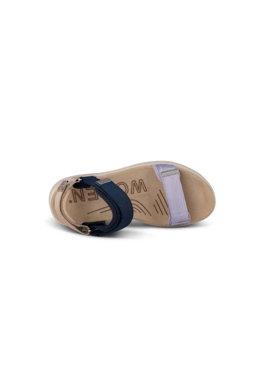 Woden Line sandal | Damesandal space multi I Dresslab