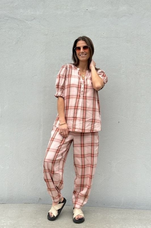 Gaspar Colorado pant  | Ternet buks i rosa