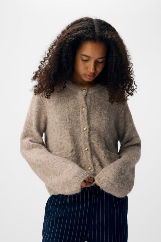 Object Saggia cardigan sand meleret