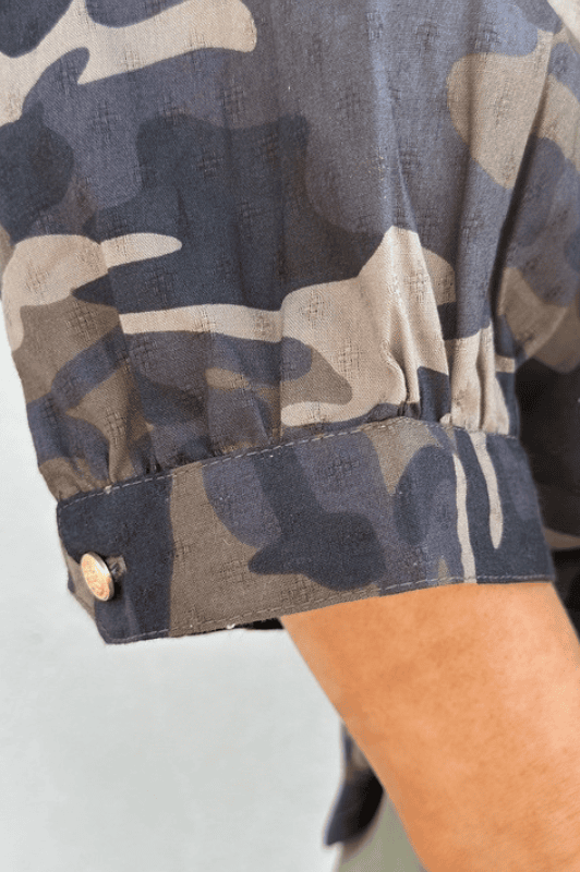 PRE ORDER Gaspar Oslo Camouflage shirt I Cool bestseller bluse