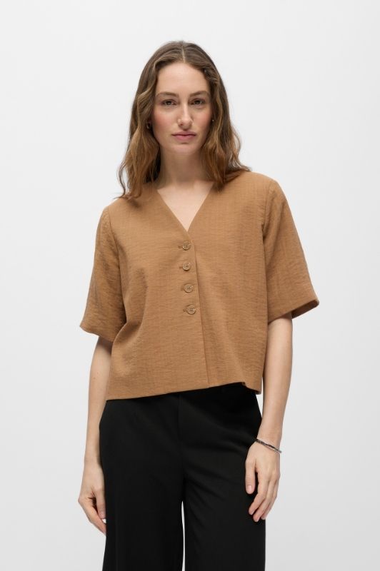 Object Rini kortærmet blazer i coconut I Dresslab