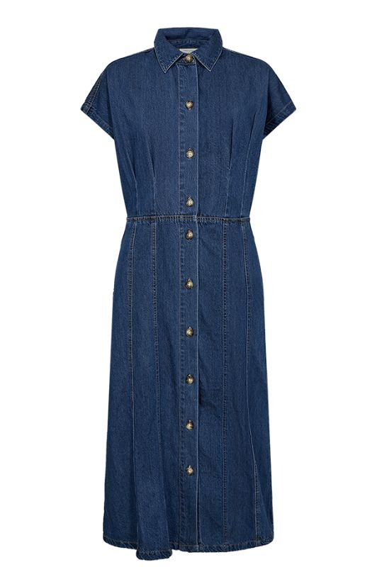 Freequent Alia kjole I Denimkjole
