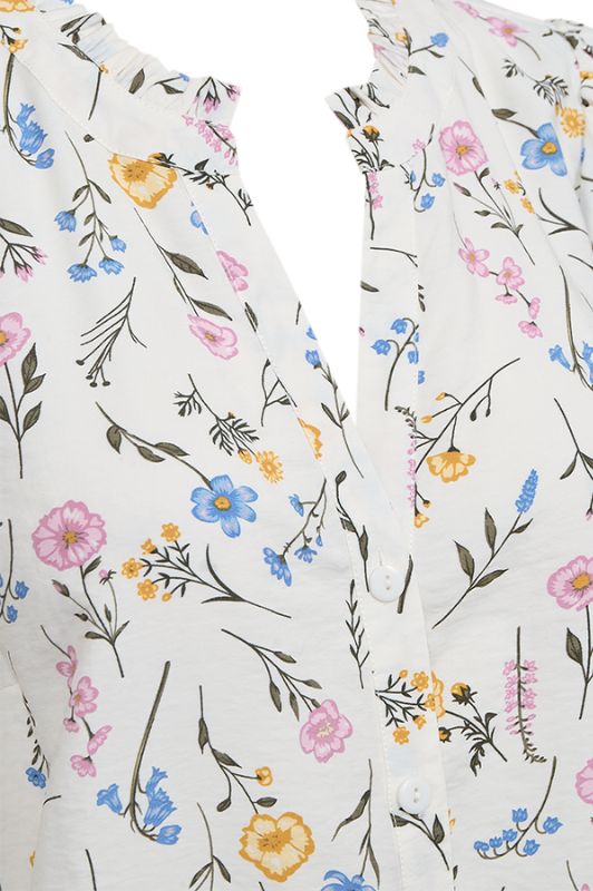 Freequent Molli I Skjorte med farverigt blomsterprint