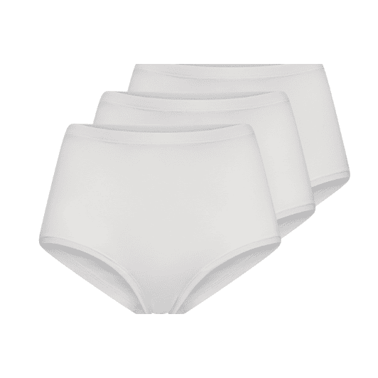 Decoy 3 pak maxi trusse I 3 par bambus trusser i hvid