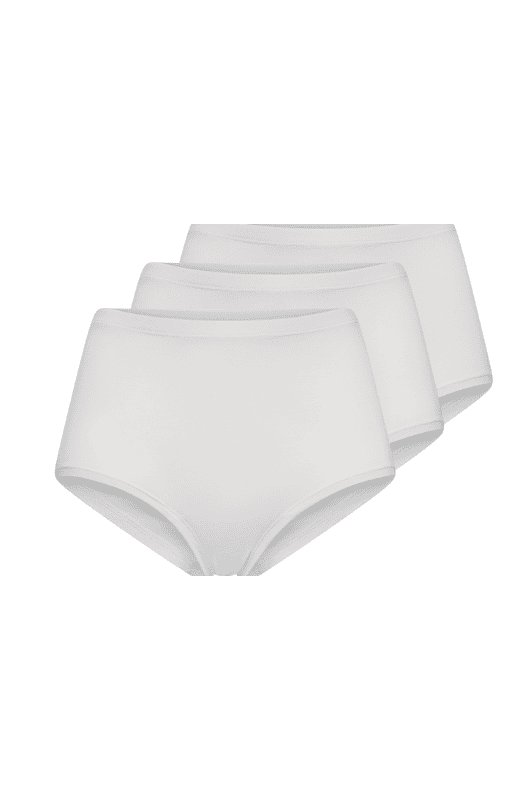 Decoy 3 pak maxi trusse I 3 par bambus trusser i hvid