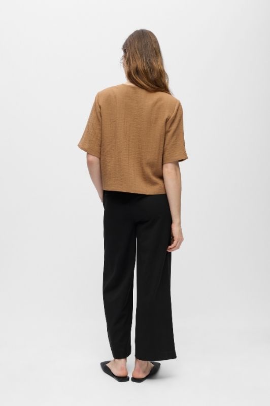 Object Rini kortærmet blazer i coconut I Dresslab