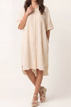 Studio West dress I Sommerkjole gennemknappet i creme