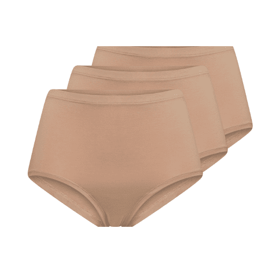 Decoy 3 pak maxi trusse I 3 par bambus trusser i nude